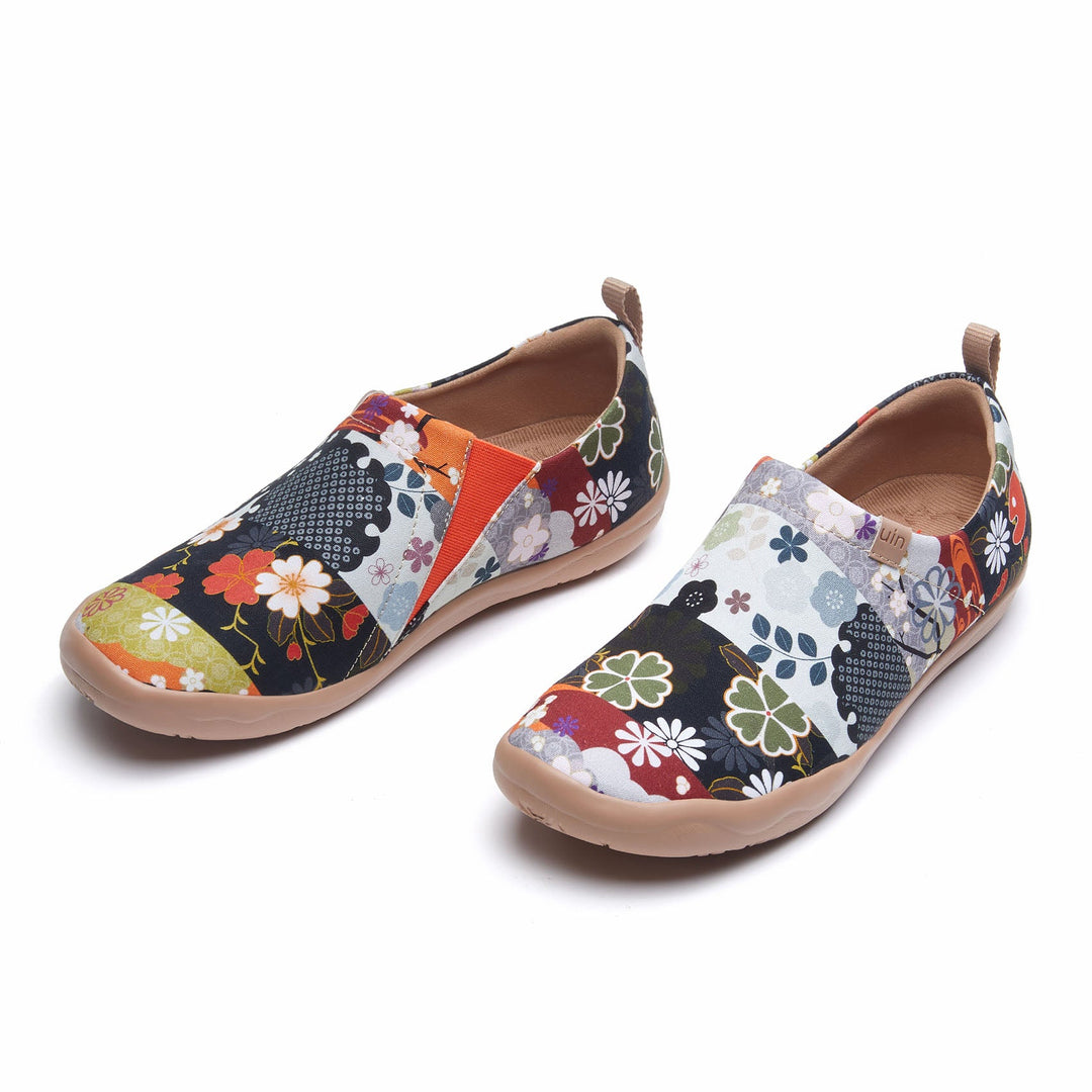 HANA Art Painted Women Slip-on Loafers