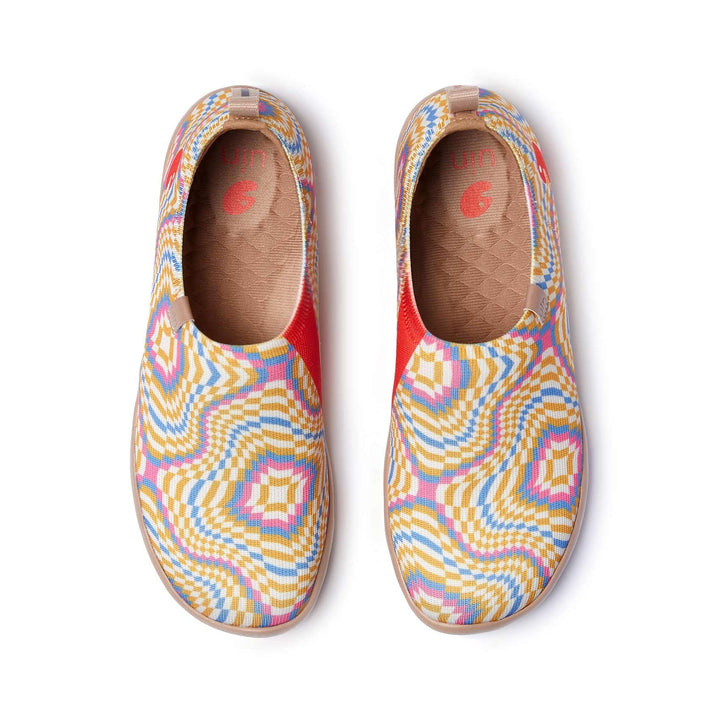 UIN Footwear Women Pop Art Ripple Toledo I Women Canvas loafers