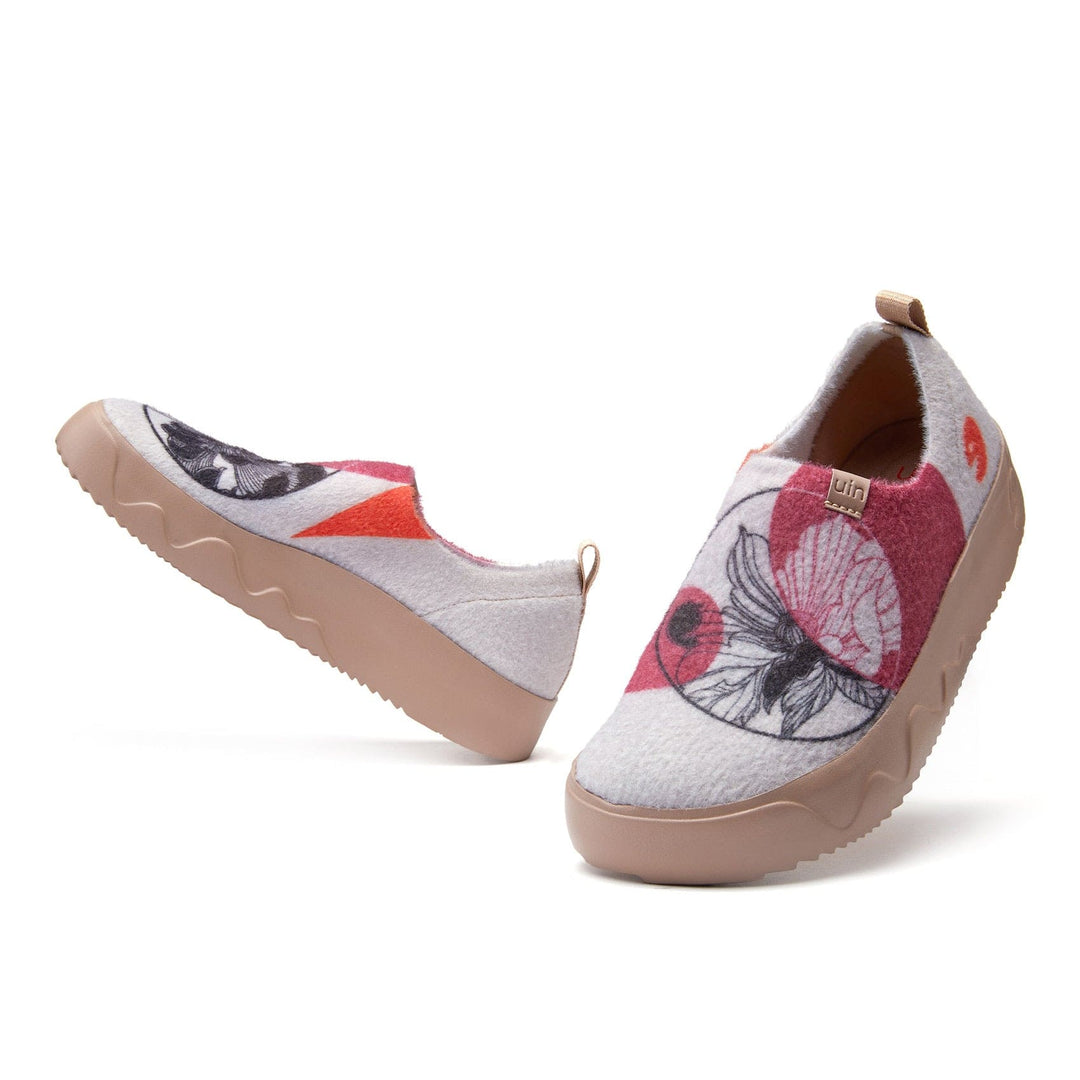 UIN Footwear Women The Sunrise Flower Toledo IX Women Canvas loafers