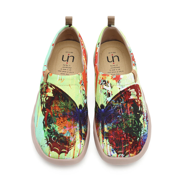 MOTTLED BUTTERFLY Unique Artistic Women Flats