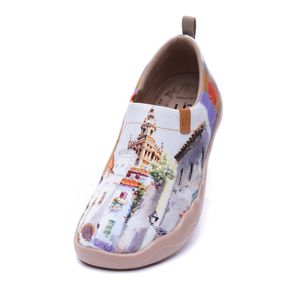 PATIOS BONITOS Women Art Designed Flat Shoes