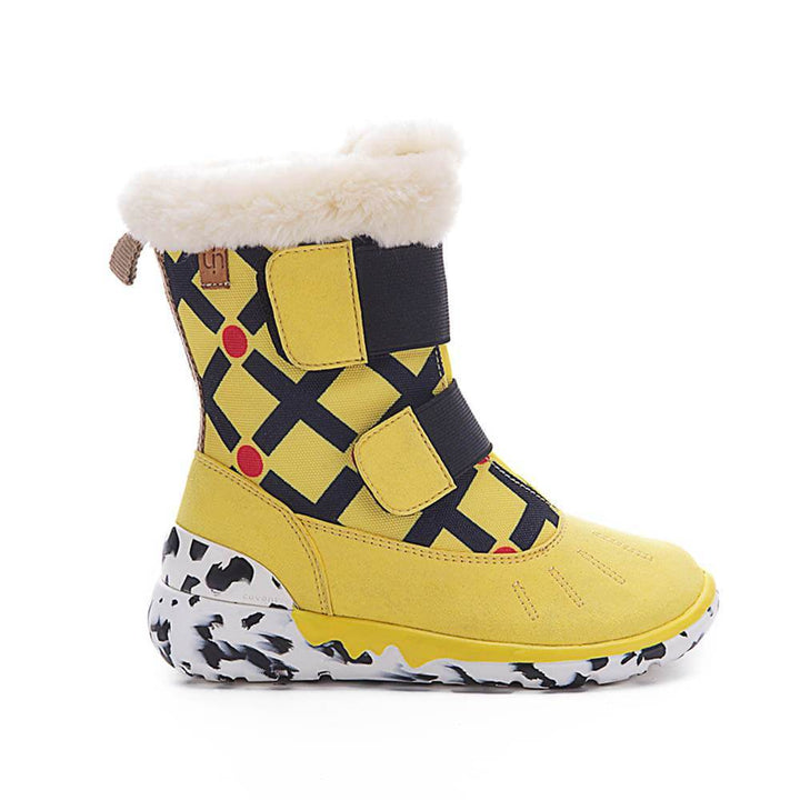 UIN Footwear Kid Ashmole Boots Yellow Kids Canvas loafers