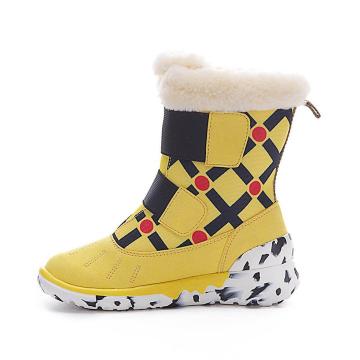 UIN Footwear Kid Ashmole Boots Yellow Kids Canvas loafers