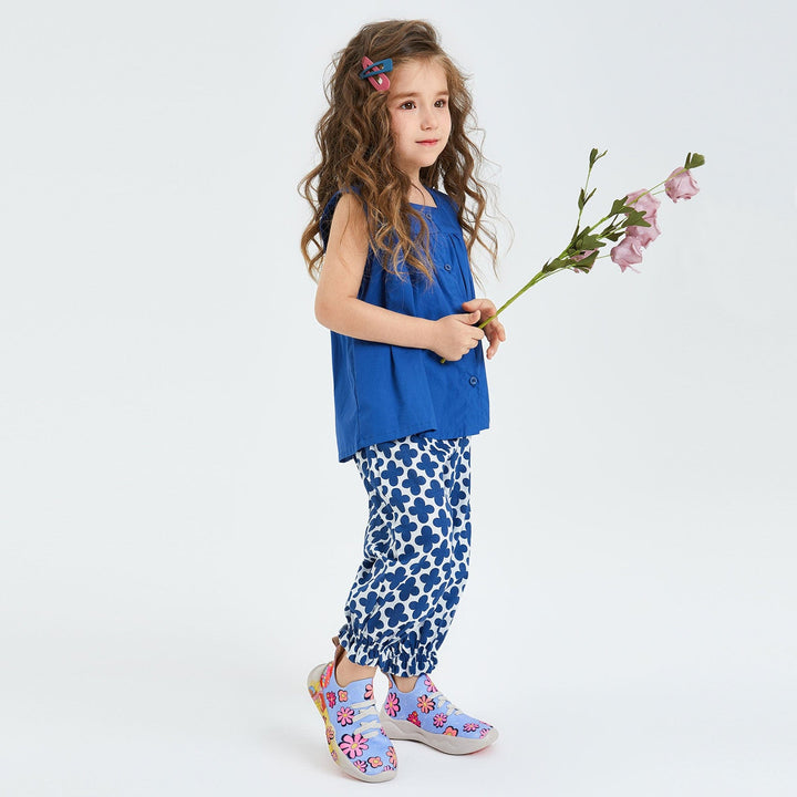 UIN Footwear Kid Floral Picnic Mijas I Kid Canvas loafers