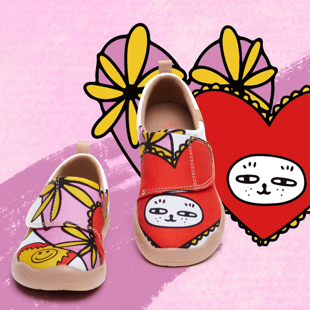 UIN Footwear Kid Kuso Kitty Toledo I Kid Canvas loafers