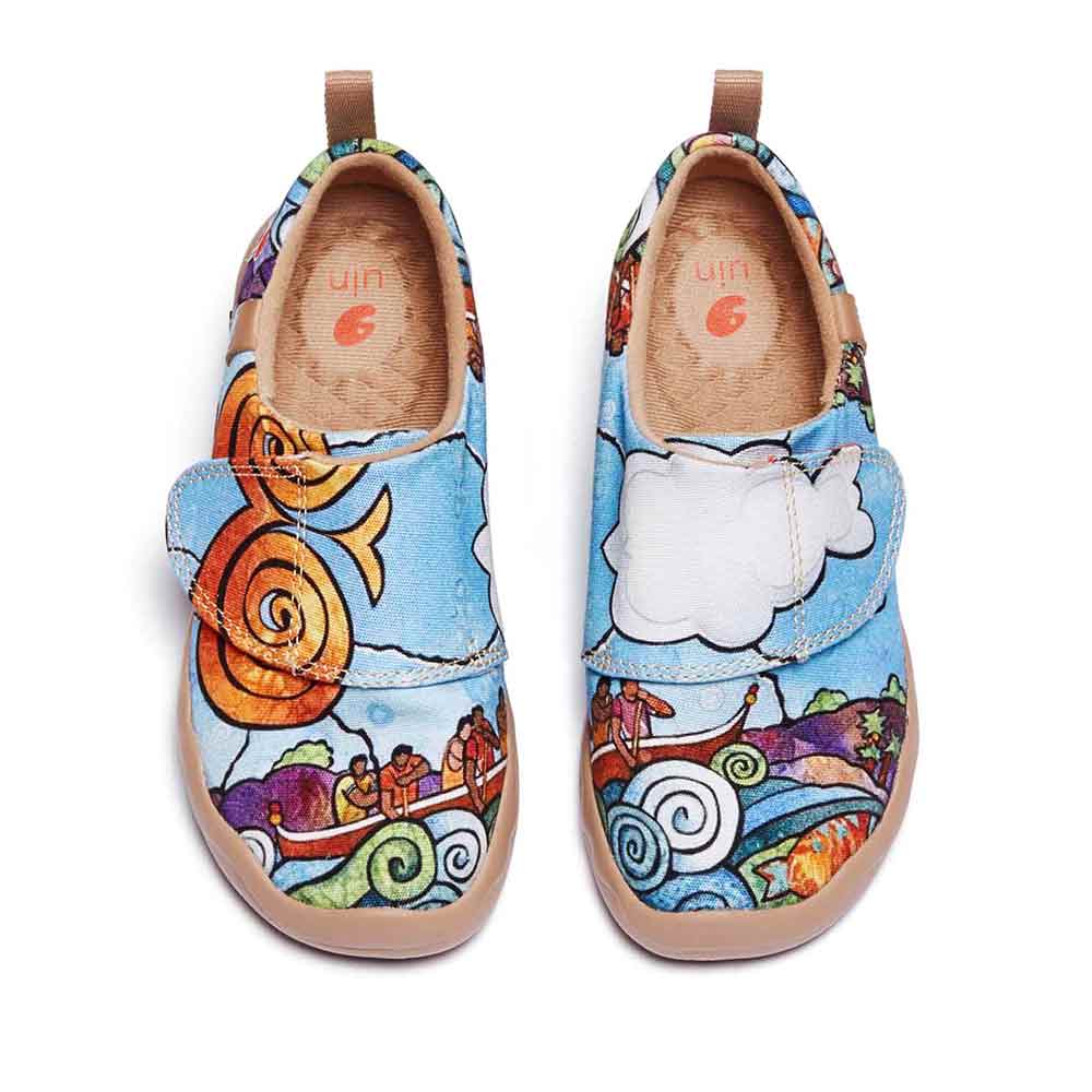 UIN Footwear Kid Ride the Wave Kid Canvas loafers