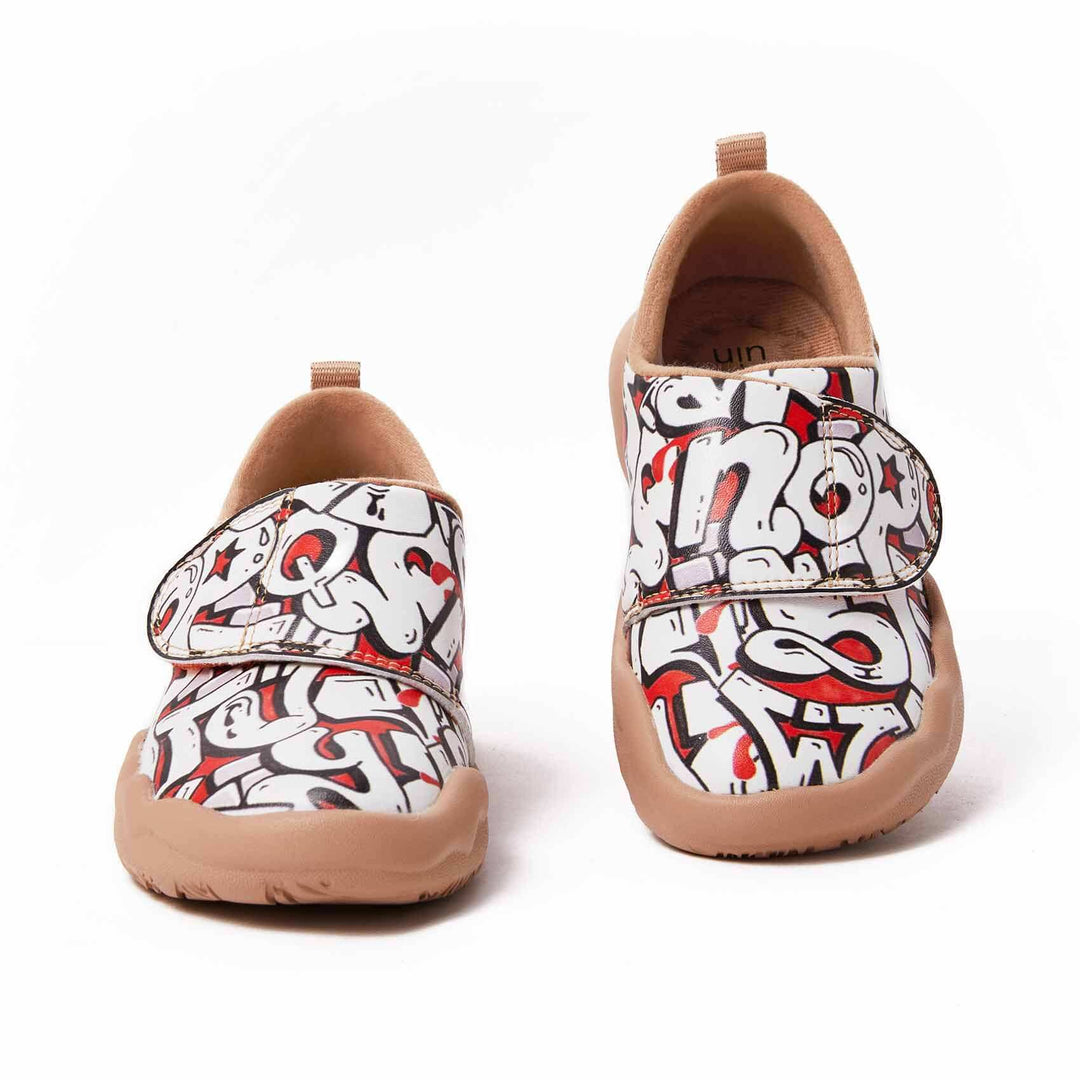 UIN Footwear Kid Twisted ABC Kid Canvas loafers