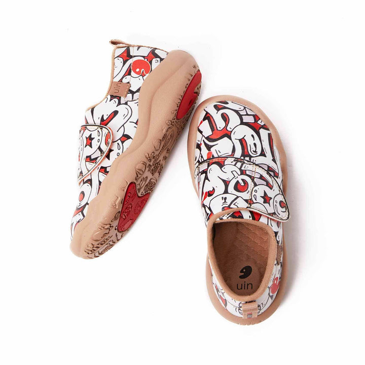 UIN Footwear Kid Twisted ABC Kid Canvas loafers