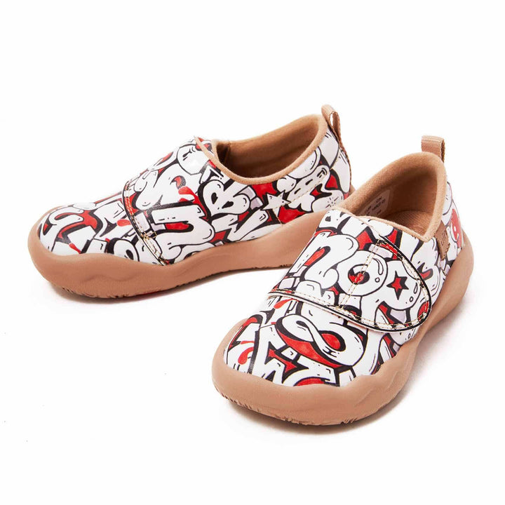 UIN Footwear Kid Twisted ABC Kid Canvas loafers