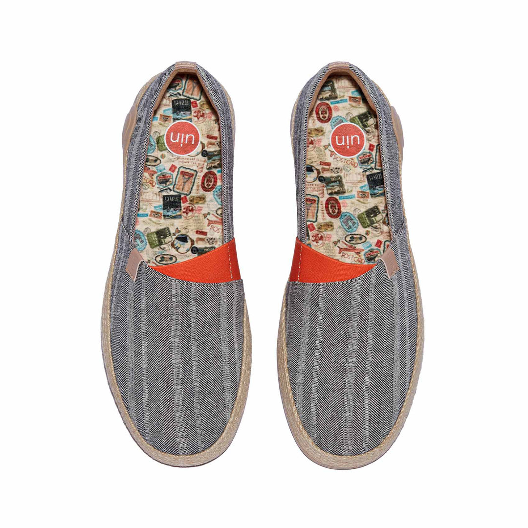 UIN Footwear Men Galaxy Grey Marbella I Men Canvas loafers