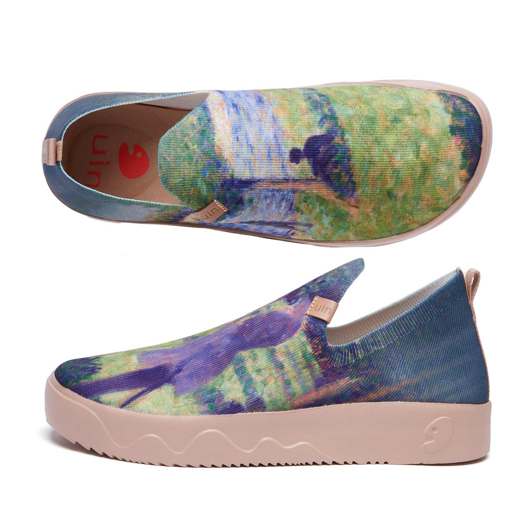 UIN Footwear Men Georges Seurat Study for 'La Grande Jatte’ Fuerteventura Men Canvas loafers