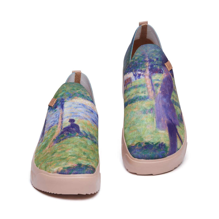 UIN Footwear Men Georges Seurat Study for 'La Grande Jatte’ Fuerteventura Men Canvas loafers