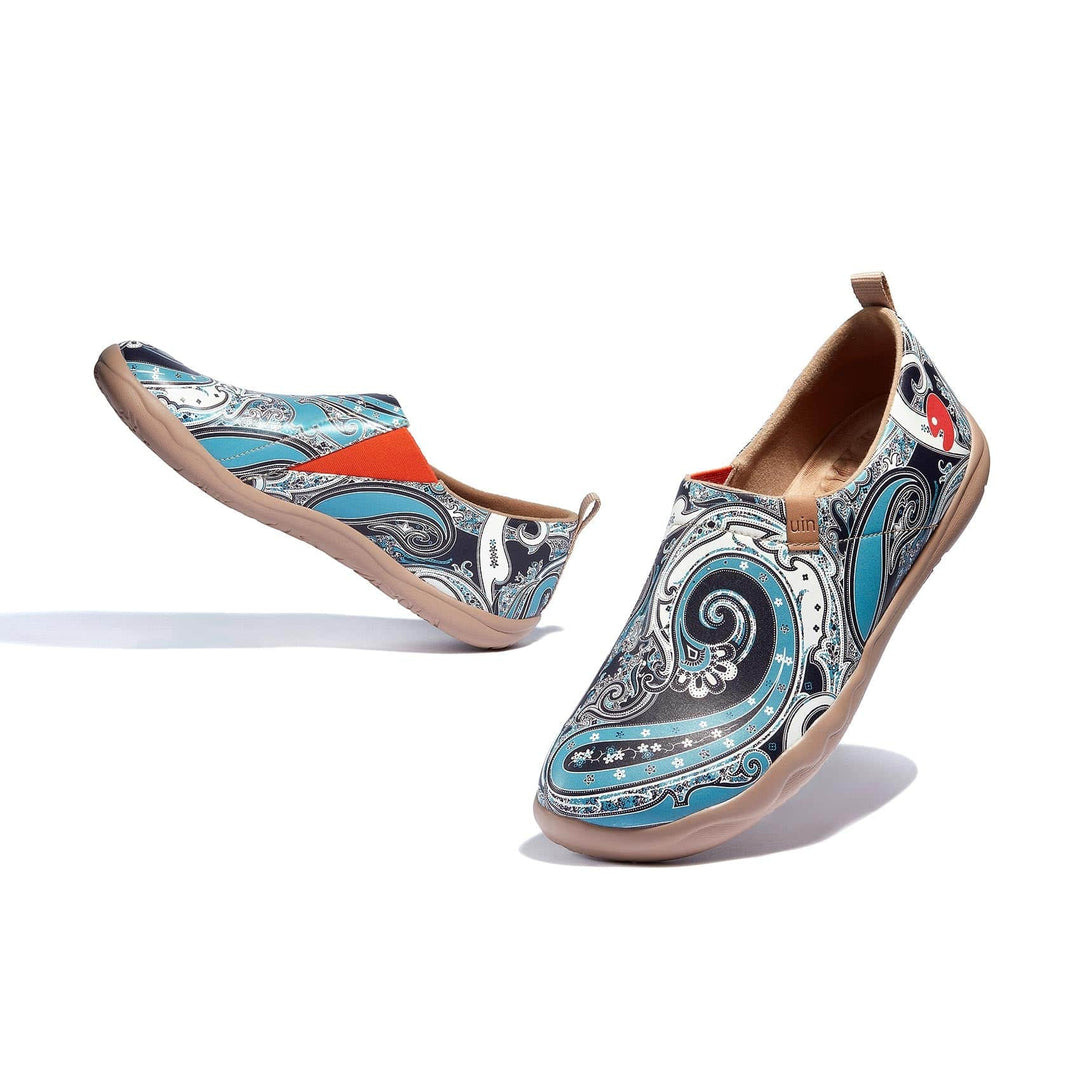 UIN Footwear Men Marine Paisley Toledo I Men Canvas loafers