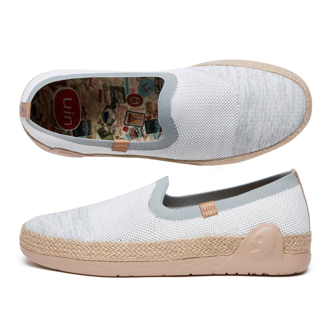 UIN Footwear Men Pure White Marbella II Men Canvas loafers