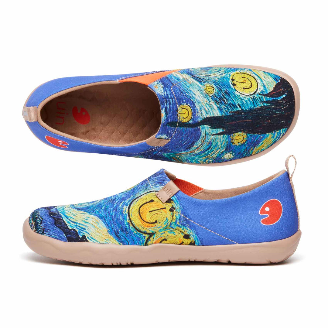 UIN Footwear Men Starry Night Toledo I Men Canvas loafers