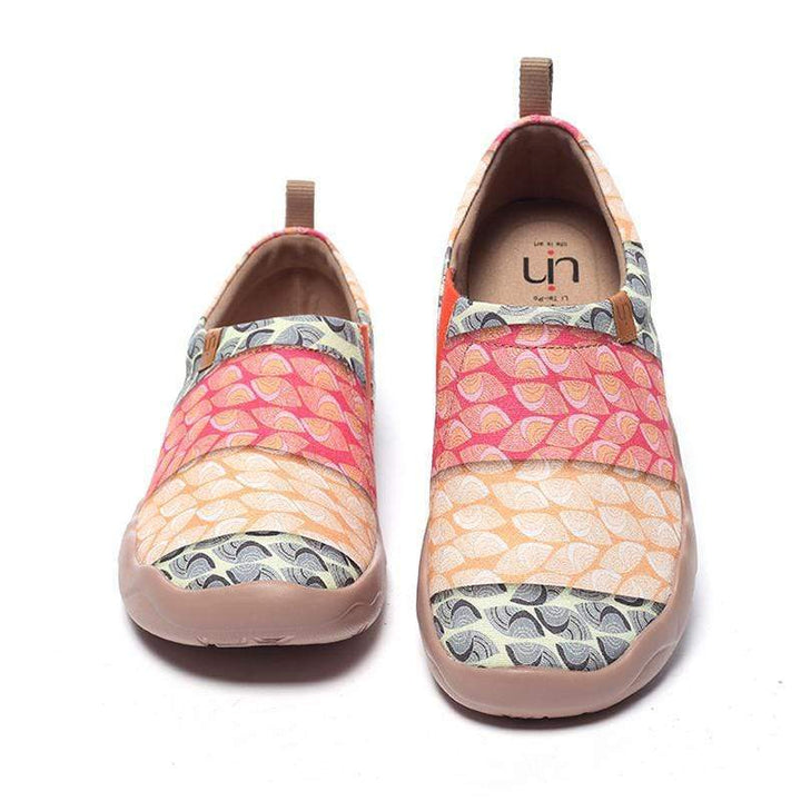 UIN Footwear Women Bodhi Leaf Canvas loafers