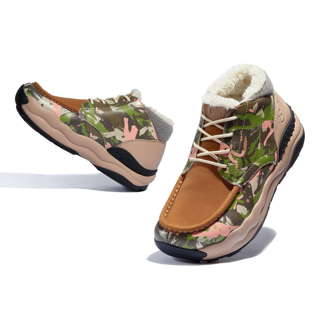 UIN Footwear Women Camouflage Green San Diego VI Women Canvas loafers