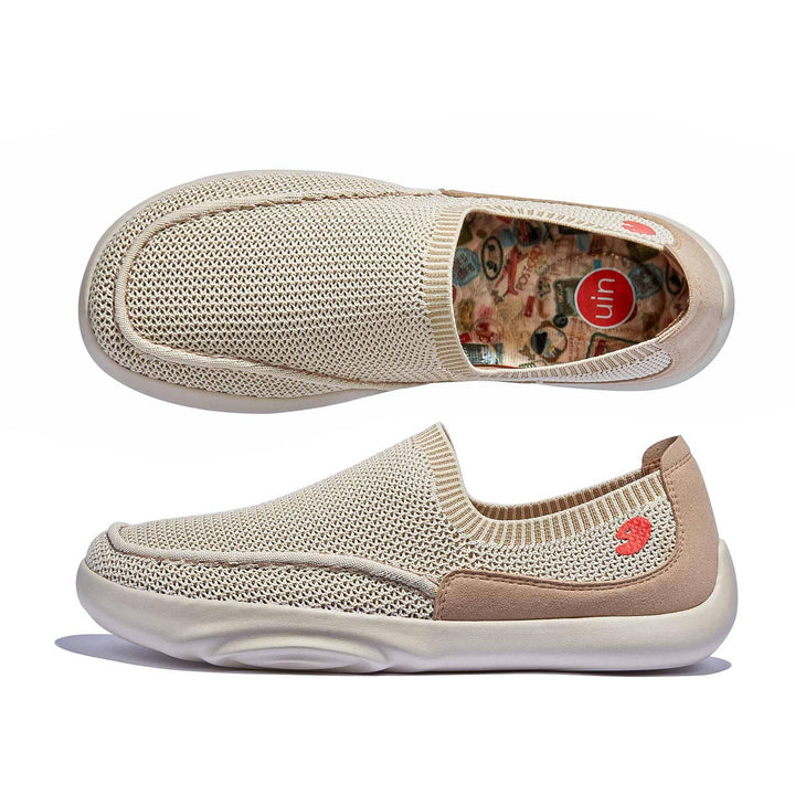 UIN Footwear Women Cappuccino Mojacar I Women Canvas loafers