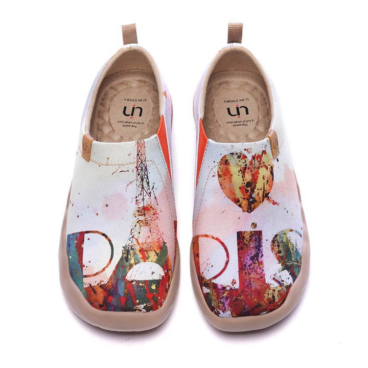 UIN Footwear Women Eiffel for You Canvas loafers