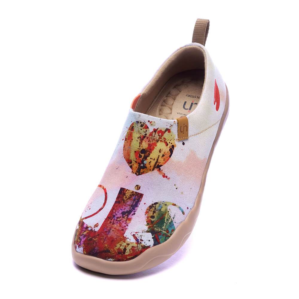 UIN Footwear Women Eiffel for You Canvas loafers