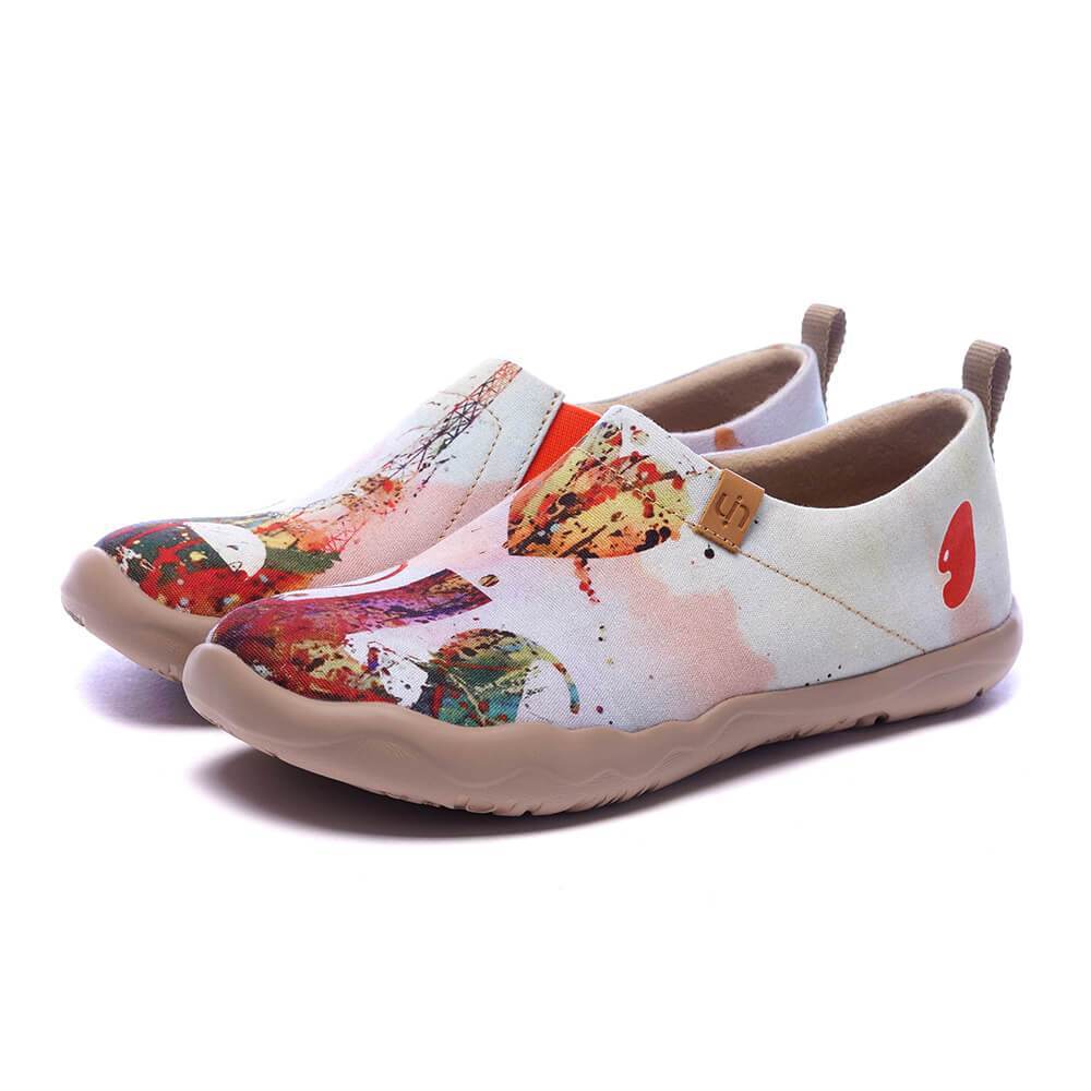 UIN Footwear Women Eiffel for You Canvas loafers