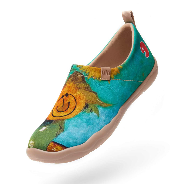 UIN Footwear Women Foral Smiley Toledo I Women Canvas loafers