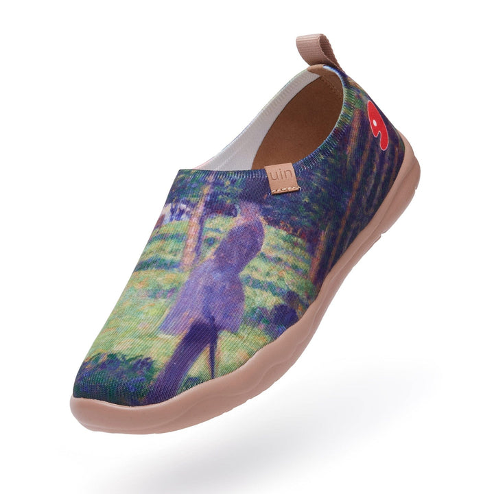 UIN Footwear Women Georges Seurat Study for 'La Grande Jatte’ Women Canvas loafers