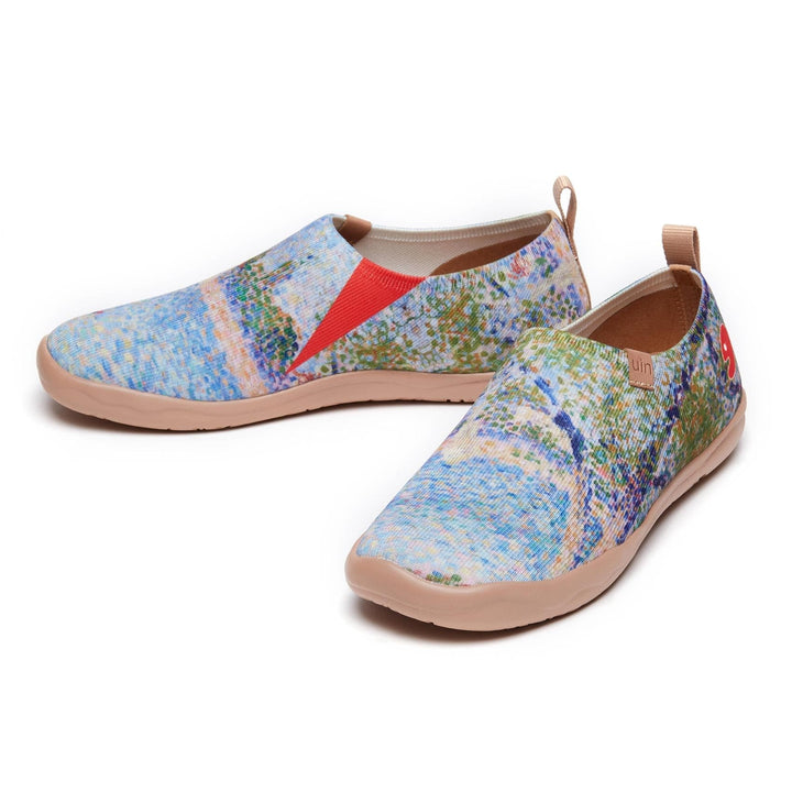 UIN Footwear Women Georges Seurat The Seine seen from La Grande Jatte Women Canvas loafers