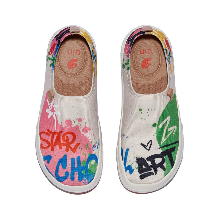 UIN Footwear Women Graffiti Youth Toledo VIII Women Canvas loafers