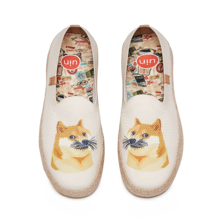 UIN Footwear Women Hi Shiba Inu Marbella II Women Canvas loafers