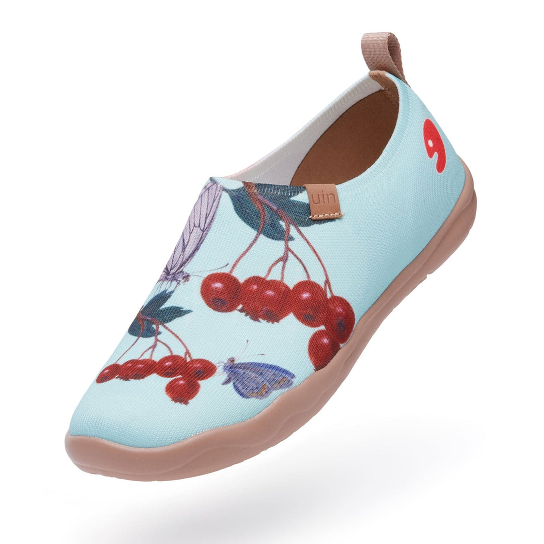 UIN Footwear Women Jan van Kessel the Elder Butterfly and Hawthorn Toledo I Women Canvas loafers