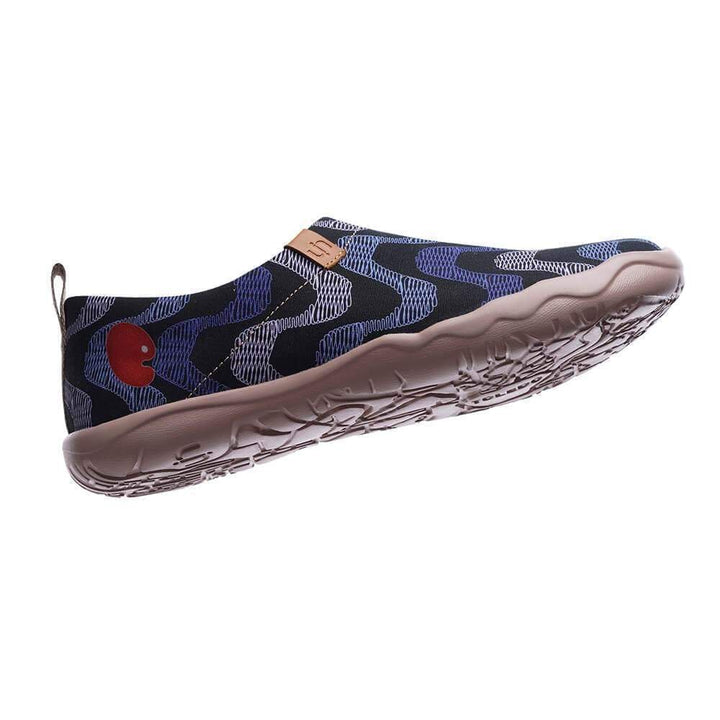 UIN Footwear Women LA PEDRERA Men Canvas Art Painted Shoes Canvas loafers