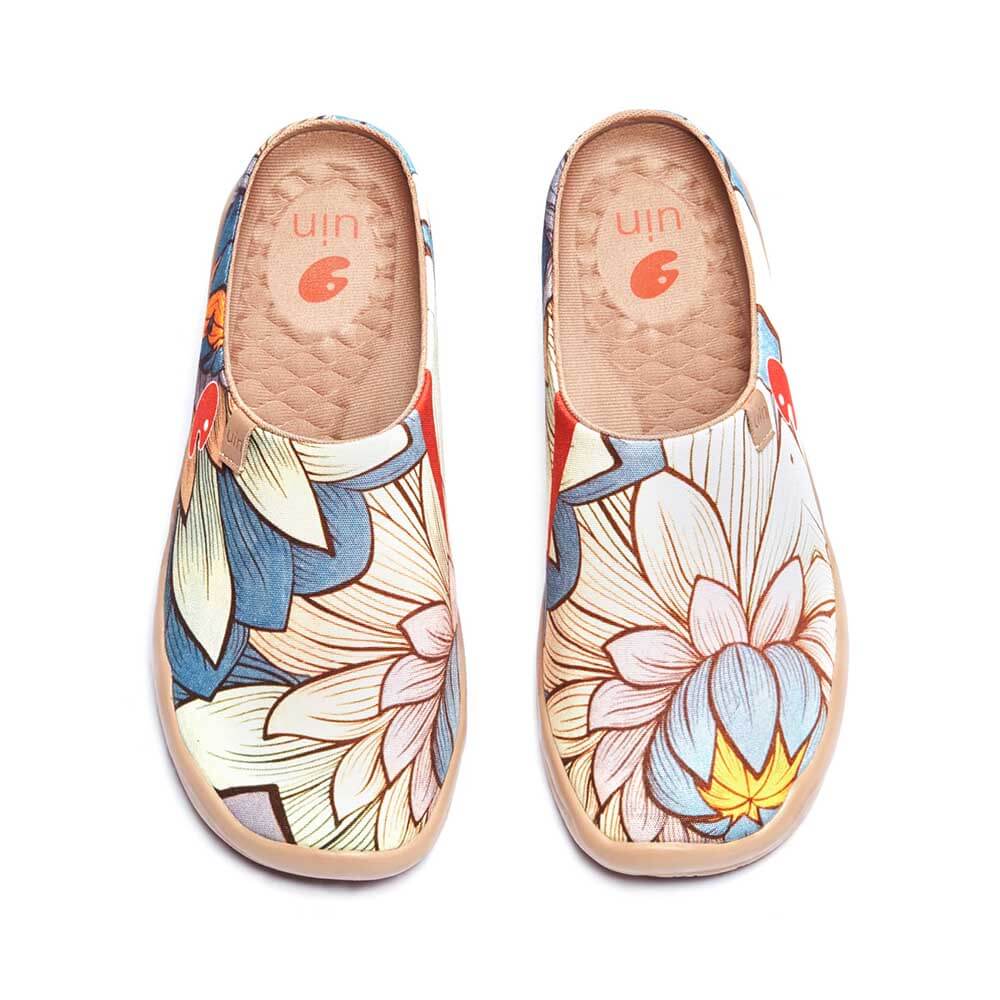 UIN Footwear Women Nelumbo Slipper Canvas loafers