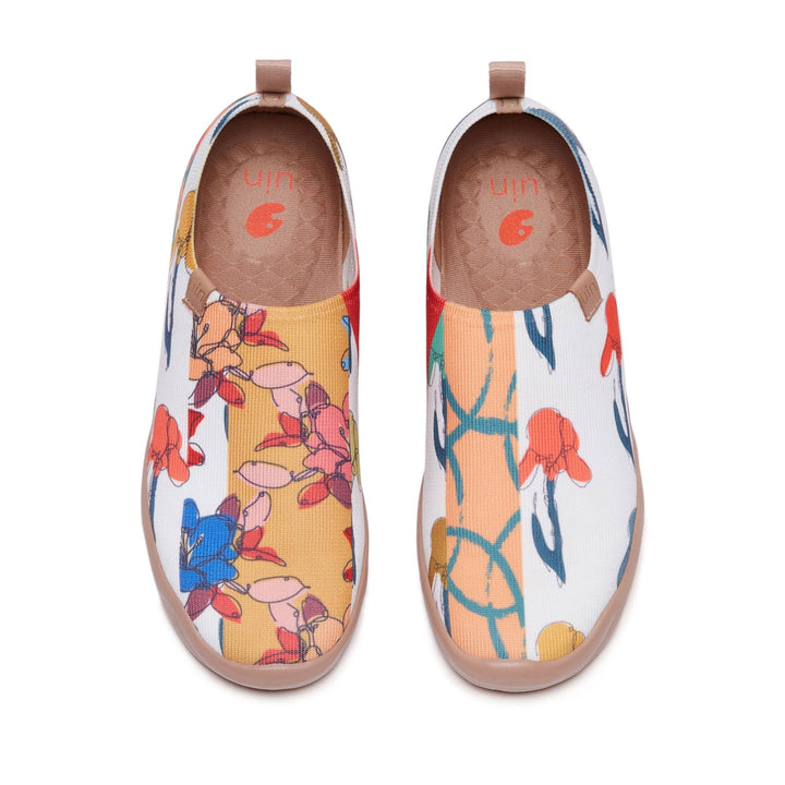 UIN Footwear Women Painted Lily Toledo I Women Canvas loafers