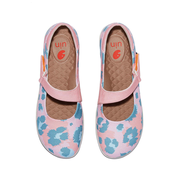 Pink Blue Leopard Illetes III Women