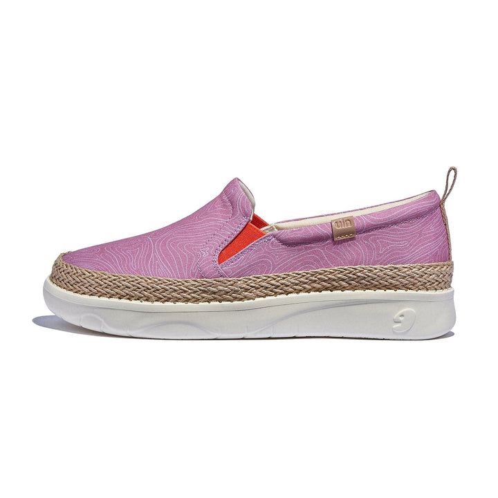 UIN Footwear Women Rose Pink Tarragona I Women Canvas loafers