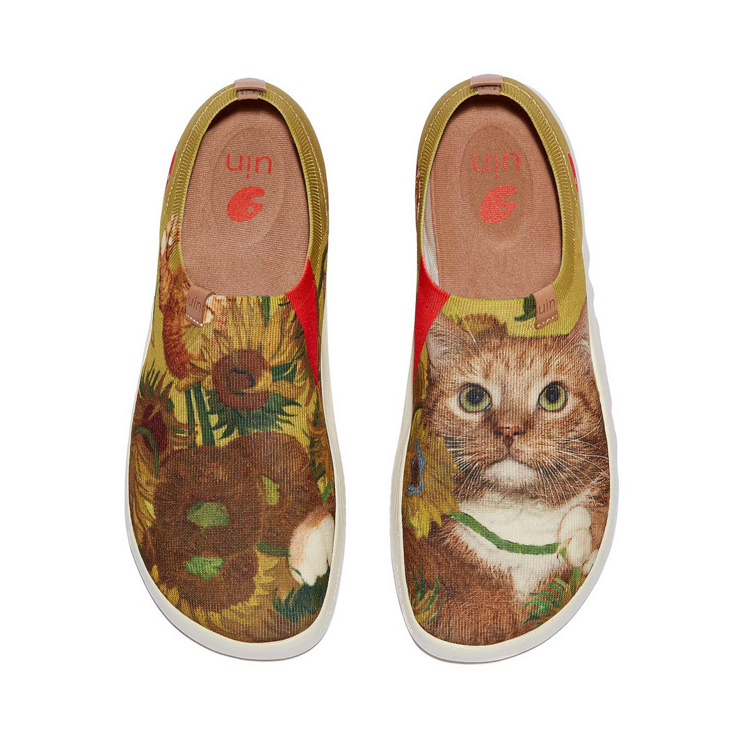 UIN Footwear Women Sunflowers and Cat 3 Toledo X Women Canvas loafers