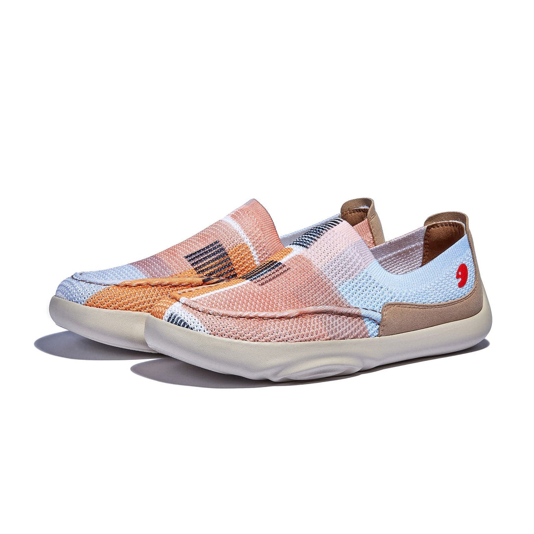 UIN Footwear Women Sunset at Sea Horizon Mojacar I Women Canvas loafers