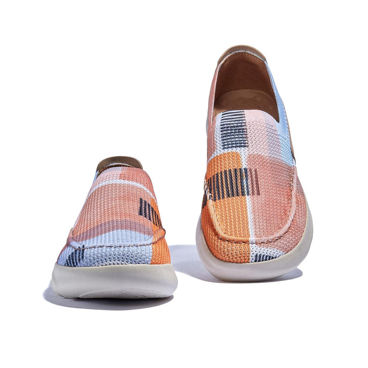 UIN Footwear Women Sunset at Sea Horizon Mojacar I Women Canvas loafers