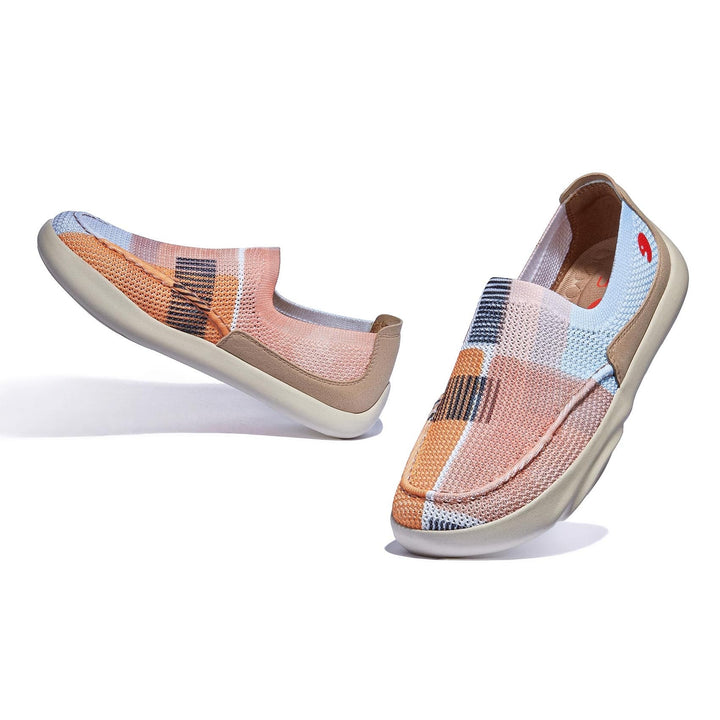 UIN Footwear Women Sunset at Sea Horizon Mojacar I Women Canvas loafers