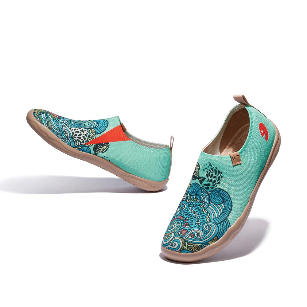 UIN Footwear Women Surfing the Waves Toledo I Women Canvas loafers