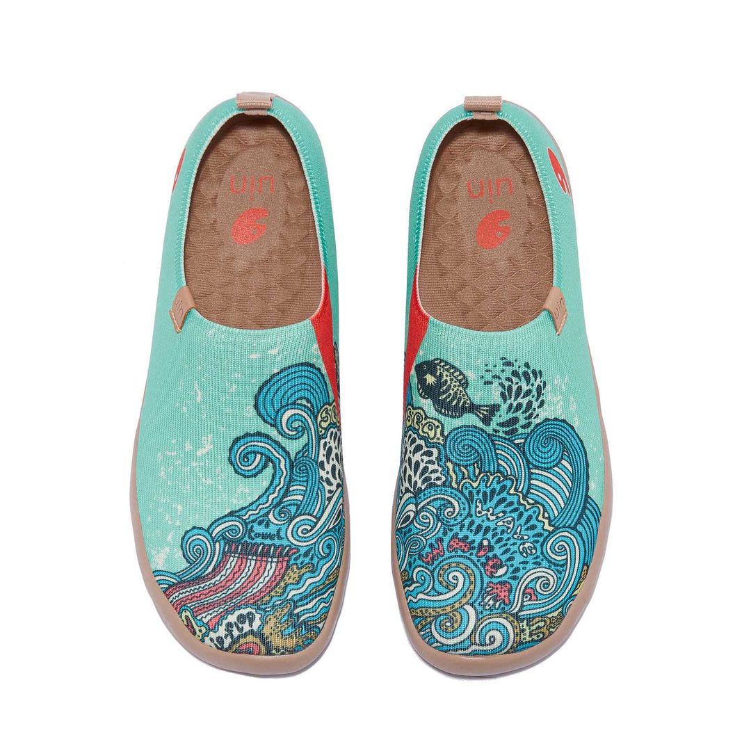 UIN Footwear Women Surfing the Waves Toledo I Women Canvas loafers