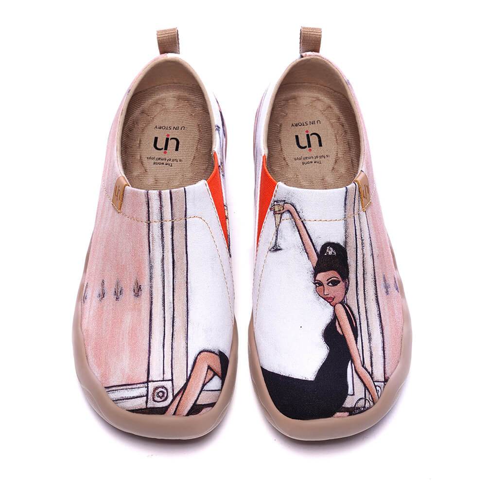 UIN Footwear Women The Little Dress Canvas loafers